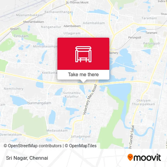 Sri Nagar map