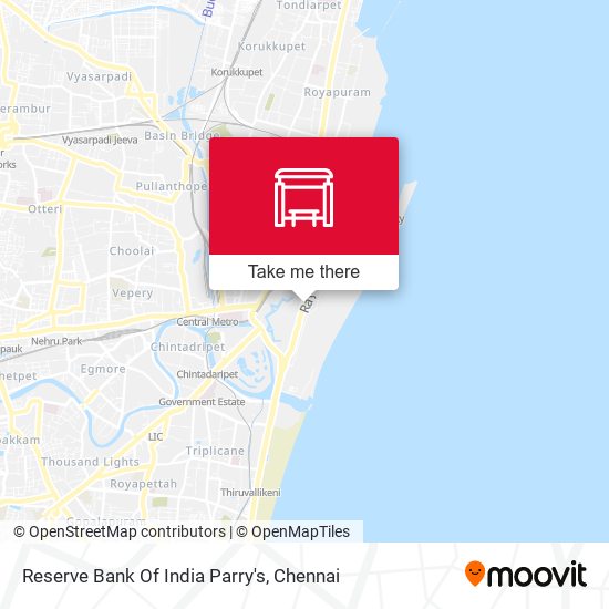 Reserve Bank Of India Parry's map