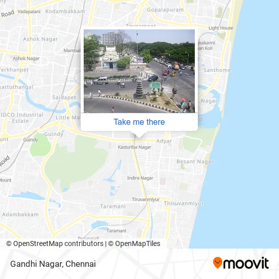 Gandhi Nagar map