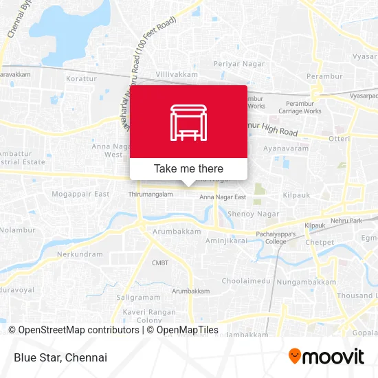 Blue Star map