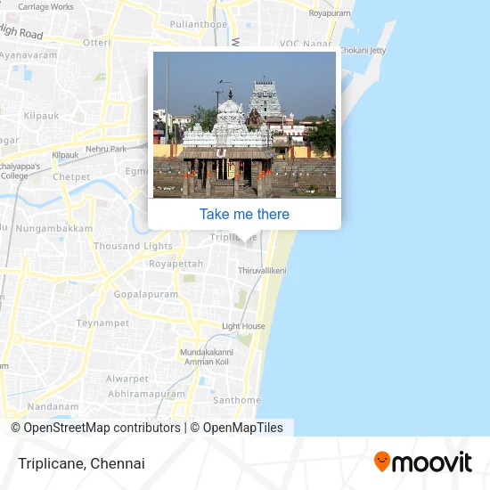 Triplicane map