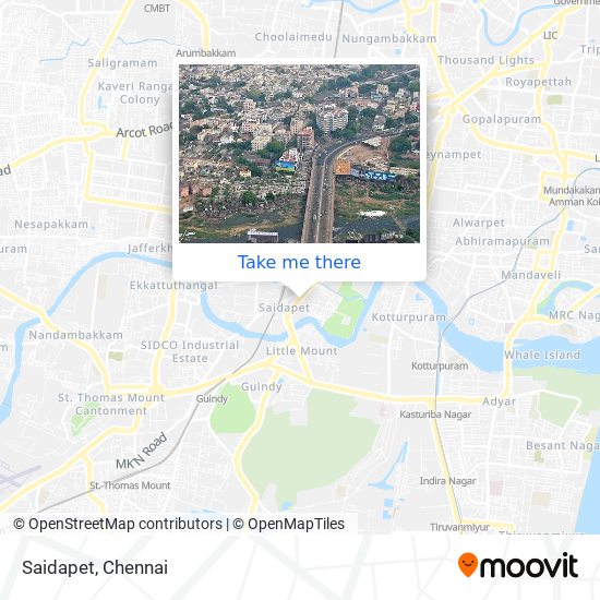 Saidapet map