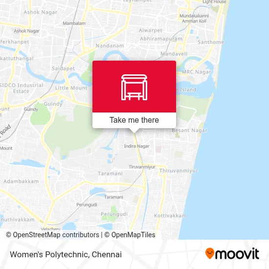 Women's Polytechnic map