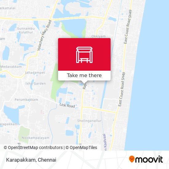 Karapakkam map