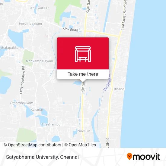 Satyabhama University map