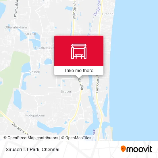 Siruseri I.T.Park map