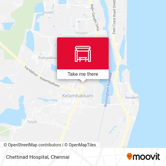 Chettinad Hospital map