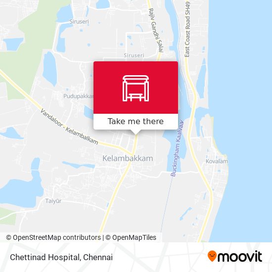 Chettinad Hospital map