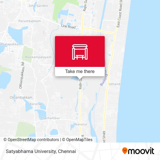 Satyabhama University map