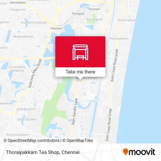Thoraipakkam Tea Shop map