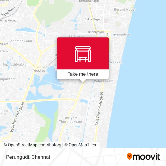 Perungudi map