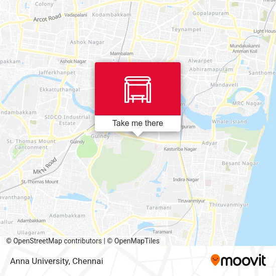 Anna University map