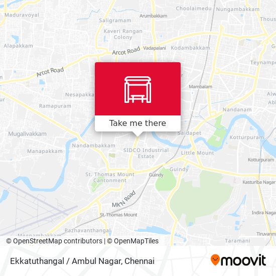 Ekkatuthangal / Ambul Nagar map