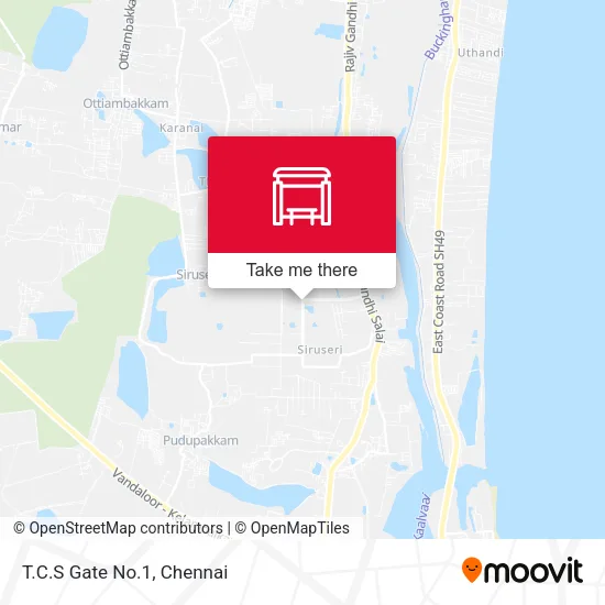 T.C.S Gate No.1 map