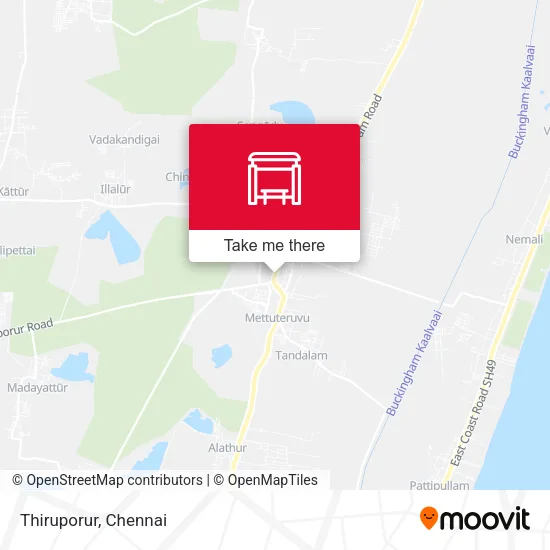 Thiruporur map