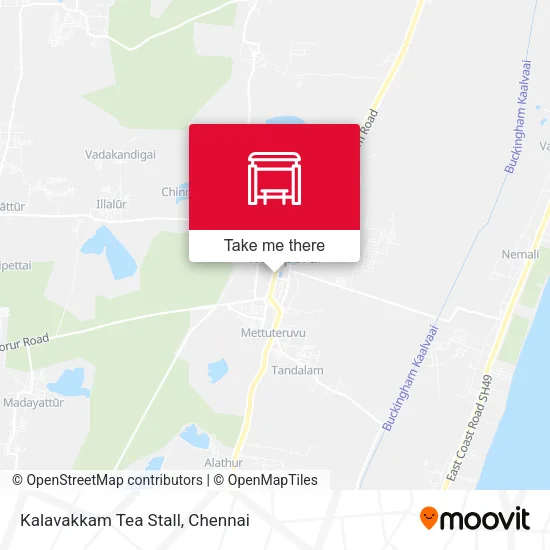 Kalavakkam Tea Stall map