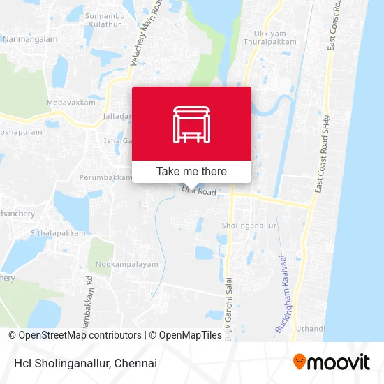 Hcl Sholinganallur map