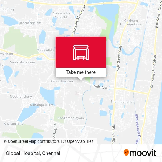 Global Hospital map