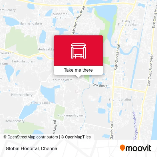 Global Hospital map