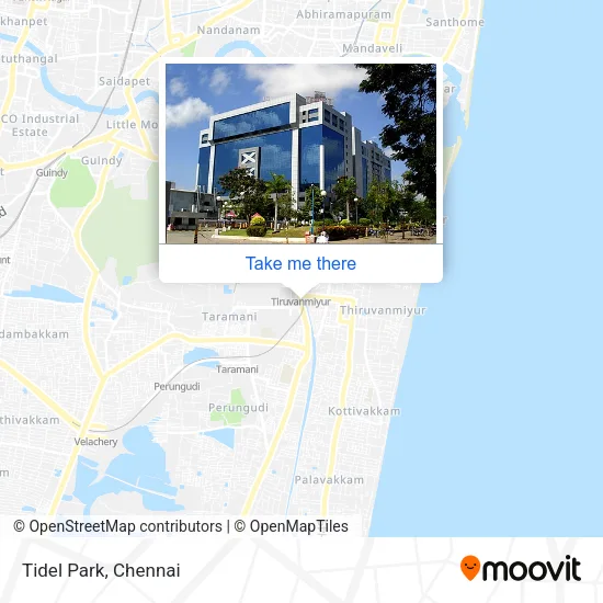 Tidel Park map