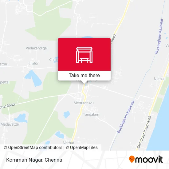 Komman Nagar map