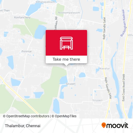 Thalambur map