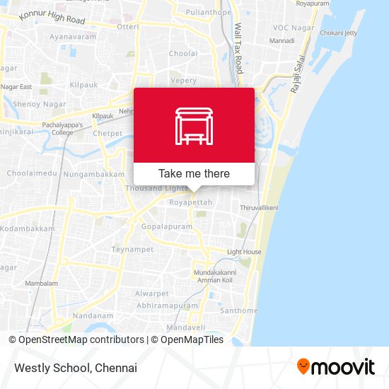 Westly School map