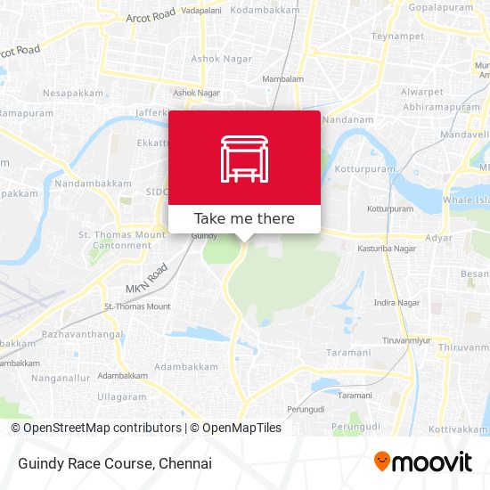 Guindy Race Course map