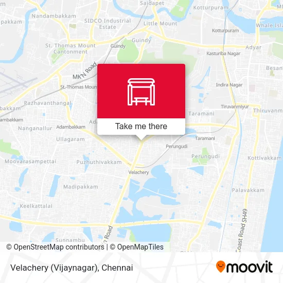 Velachery (Vijaynagar) map
