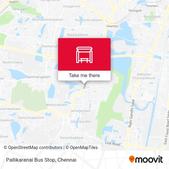 Pallikaranai Bus Stop map