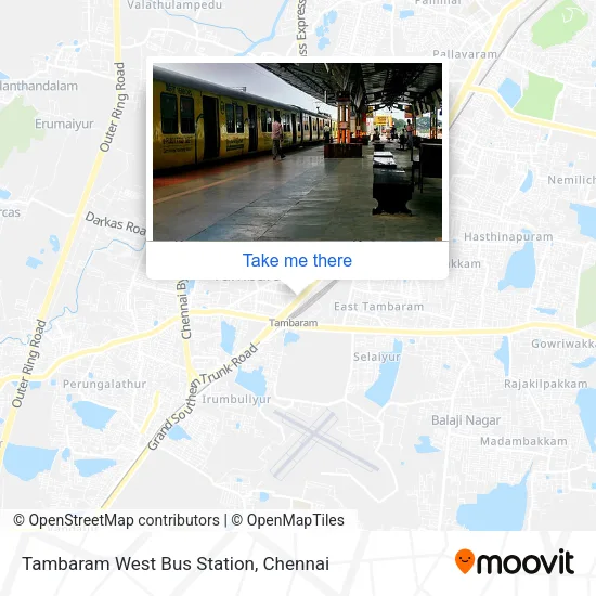 Tambaram West Bus Station map