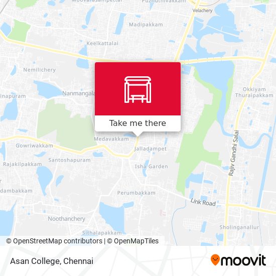 Asan College map