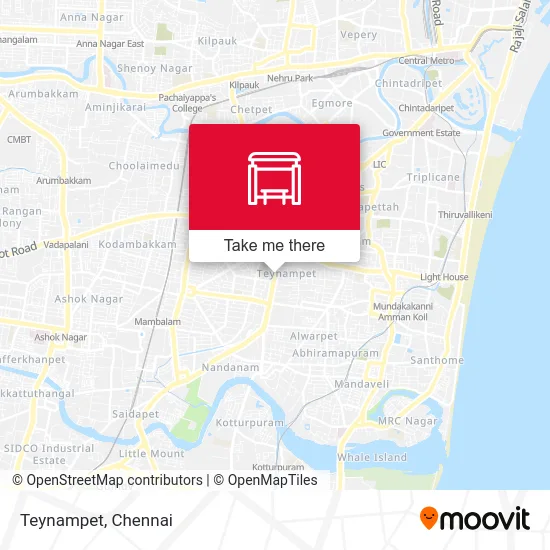 Teynampet map