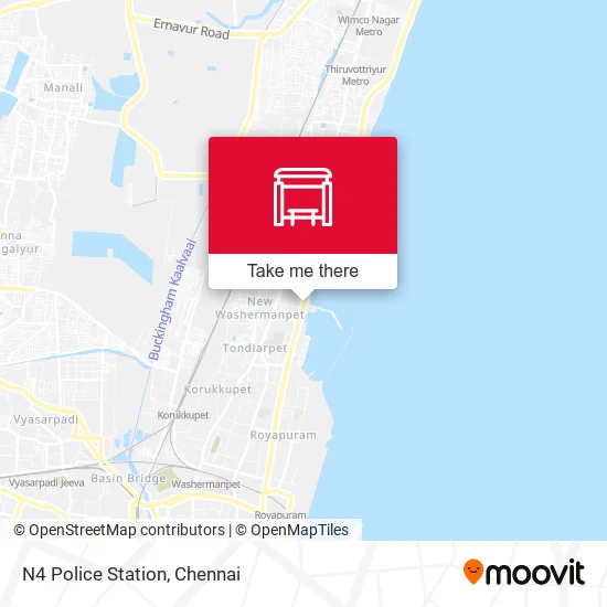 N4 Police Station map