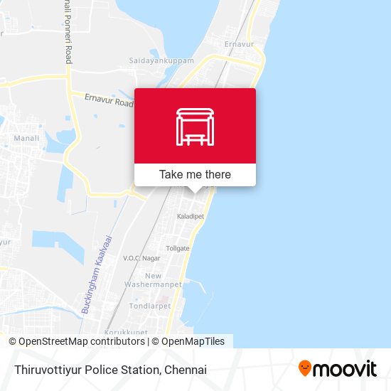 Thiruvottiyur Police Station map