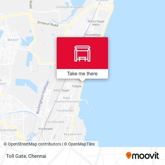 Toll Gate map