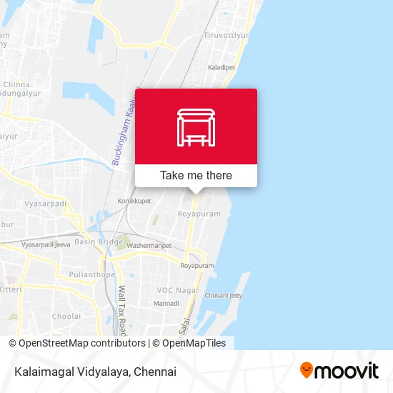 Kalaimagal Vidyalaya map