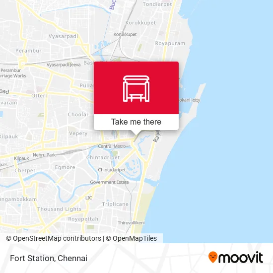 Fort Station map