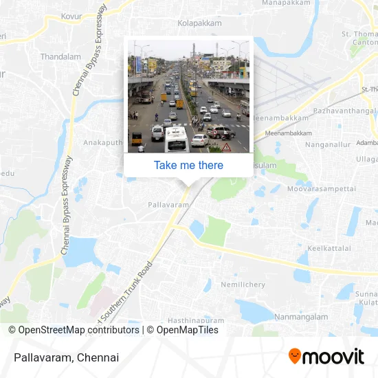 Pallavaram map