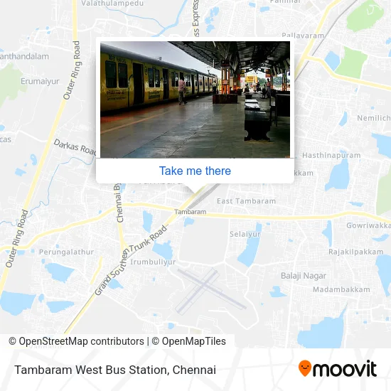 Tambaram West Bus Station map