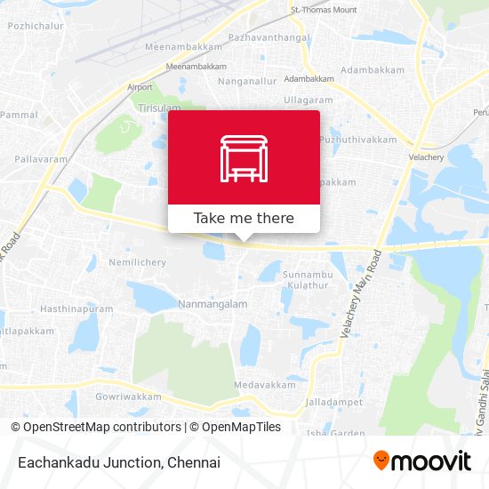 Eachankadu Junction map