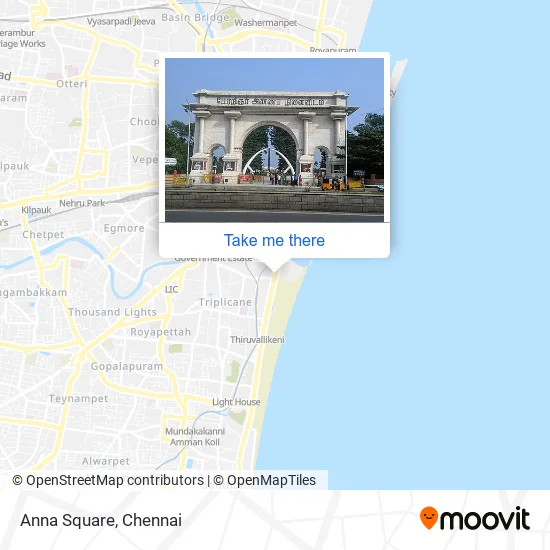 Anna Square map