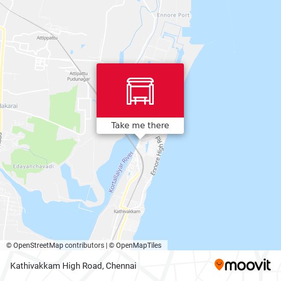 Kathivakkam High Road map