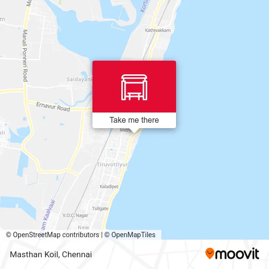 Masthan Koil map
