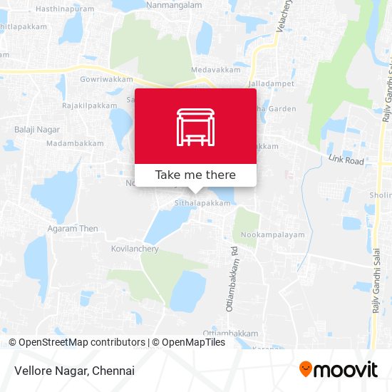 Vellore Nagar map