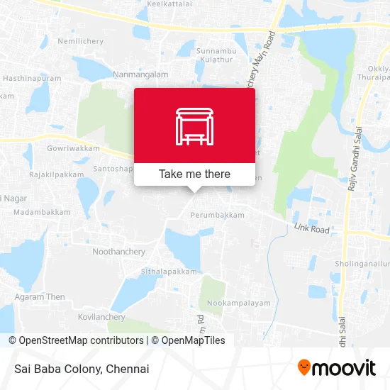 Sai Baba Colony map