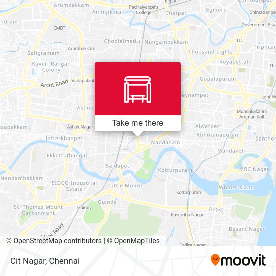 Cit Nagar map