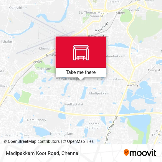 Madipakkam Koot Road map