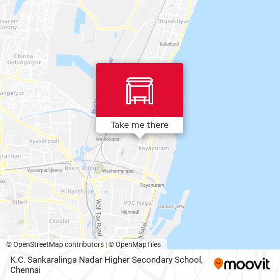 K.C. Sankaralinga Nadar Higher Secondary School map