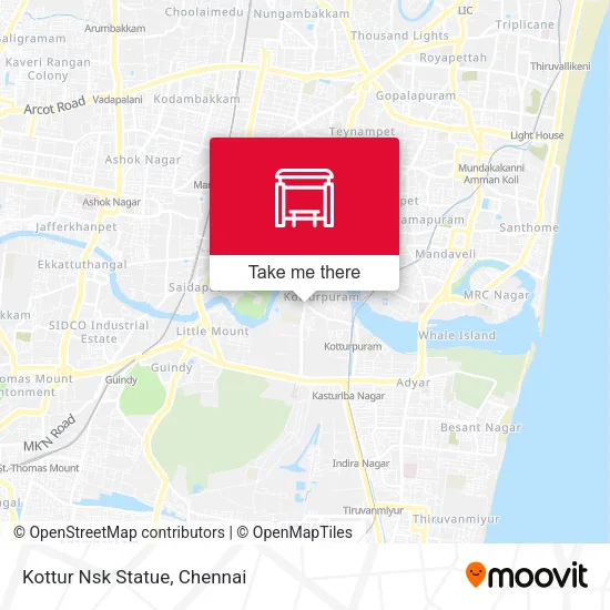 Kottur Nsk Statue map
